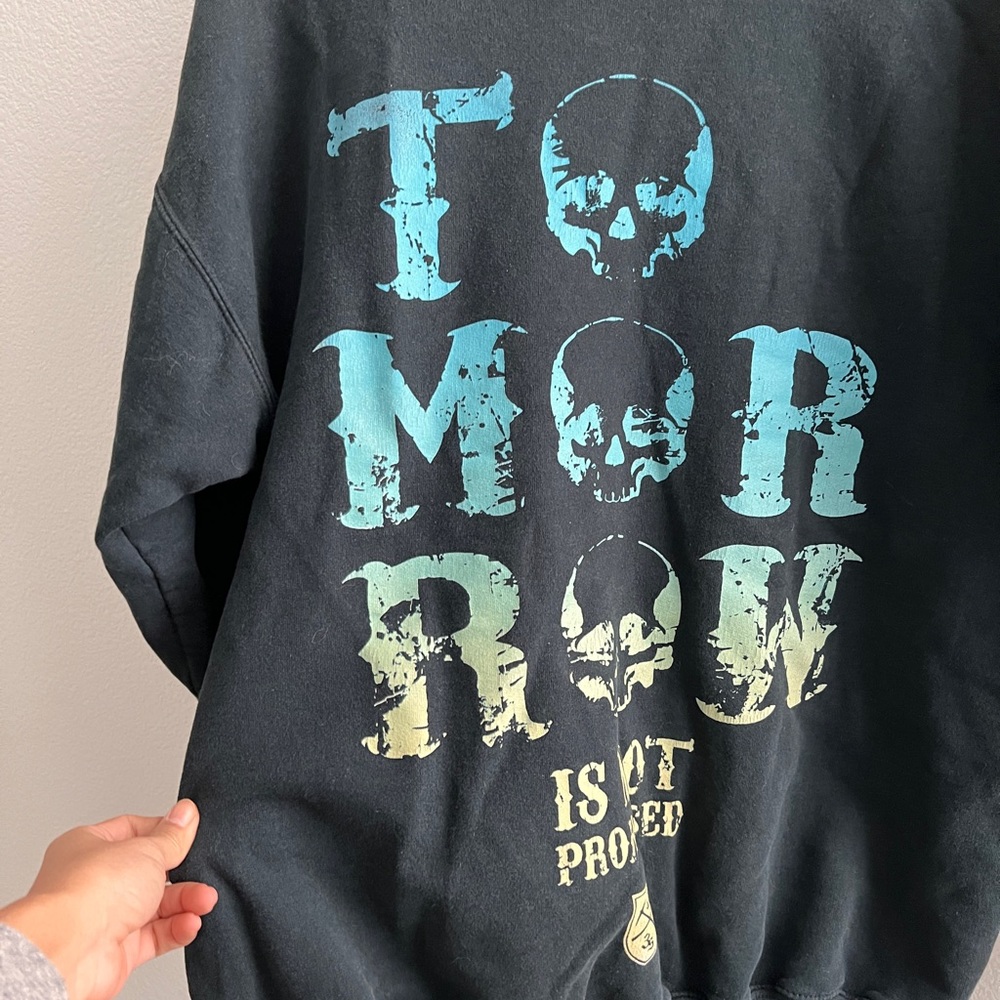 3sixteen "Tomorrow Is Not Promised" Sweatshirt - Picture 3 of 10